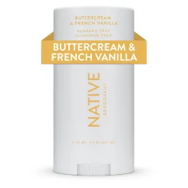 Native Deodorant Contains Naturally Derived Ingredients, 72 Hour Odor Control | Seasonal Scents for Women and Men, Aluminum Free with Baking Soda, Coconut Oil & Shea Butter | Buttercream & Vanilla