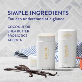 Native Deodorant Contains Naturally Derived Ingredients, 72 Hour Odor Control | Seasonal Scents for Women and Men, Aluminum Free with Baking Soda, Coconut Oil & Shea Butter | Buttercream & Vanilla Native Deodorant Contains Naturally Derived Ingredients, 72 Hour Odor Control | Seasonal Scents for Women and Men, Aluminum Free with Baking Soda, Coconut Oil & Shea Butter | Buttercream & Vanilla