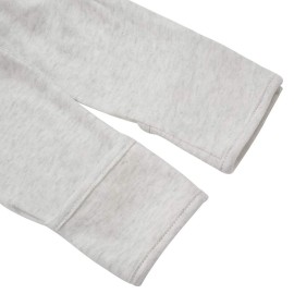 Aablexema Baby Footie Pajamas with Mitten Cuffs, Double Zipper Infant Cotton clothes Sleeper Pjs, Footed Sleep Play (0-3m, Ivory & Grey & Blue) Aablexema Baby Footie Pajamas with Mitten Cuffs, Double Zipper Infant Cotton clothes Sleeper Pjs, Footed Sleep Play (0-3m, Ivory & Grey & Blue)
