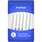 Replacement Heads for Waterpik, Replacement Picks for Water Pik Water Flosser (6 Classic Jet Tips)