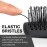 RHOS Hair Brush for Men - Detangler Hair Brush for Styling/Massage - Nylon Bristles for Wet & Dry Hair, Bangs, Thin, Short Hair - Gray