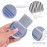 LABOTA 9 Pcs Lice Combs, Flea Combs, Hair Comb Double Sided Fine Tooth Combs, Removal Dandruff Comb with Metal Teeth, Stainless Steel Louse and Nit Comb for Head Lice Treatment