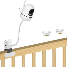 15.7 inches Baby Monitor Mount Compatible with HelloBaby HB65/HB6550/HB6550 pro/HB66/HB248,ANMEATE SM935E Baby Monitor Camera Flexible Clip Clamp Mount Long Gooseneck Arm