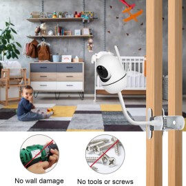 15.7 inches Baby Monitor Mount Compatible with HelloBaby HB65/HB6550/HB6550 pro/HB66/HB248,ANMEATE SM935E Baby Monitor Camera Flexible Clip Clamp Mount Long Gooseneck Arm 15.7 inches Baby Monitor Mount Compatible with HelloBaby HB65/HB6550/HB6550 pro/HB66/HB248,ANMEATE SM935E Baby Monitor Camera Flexible Clip Clamp Mount Long Gooseneck Arm