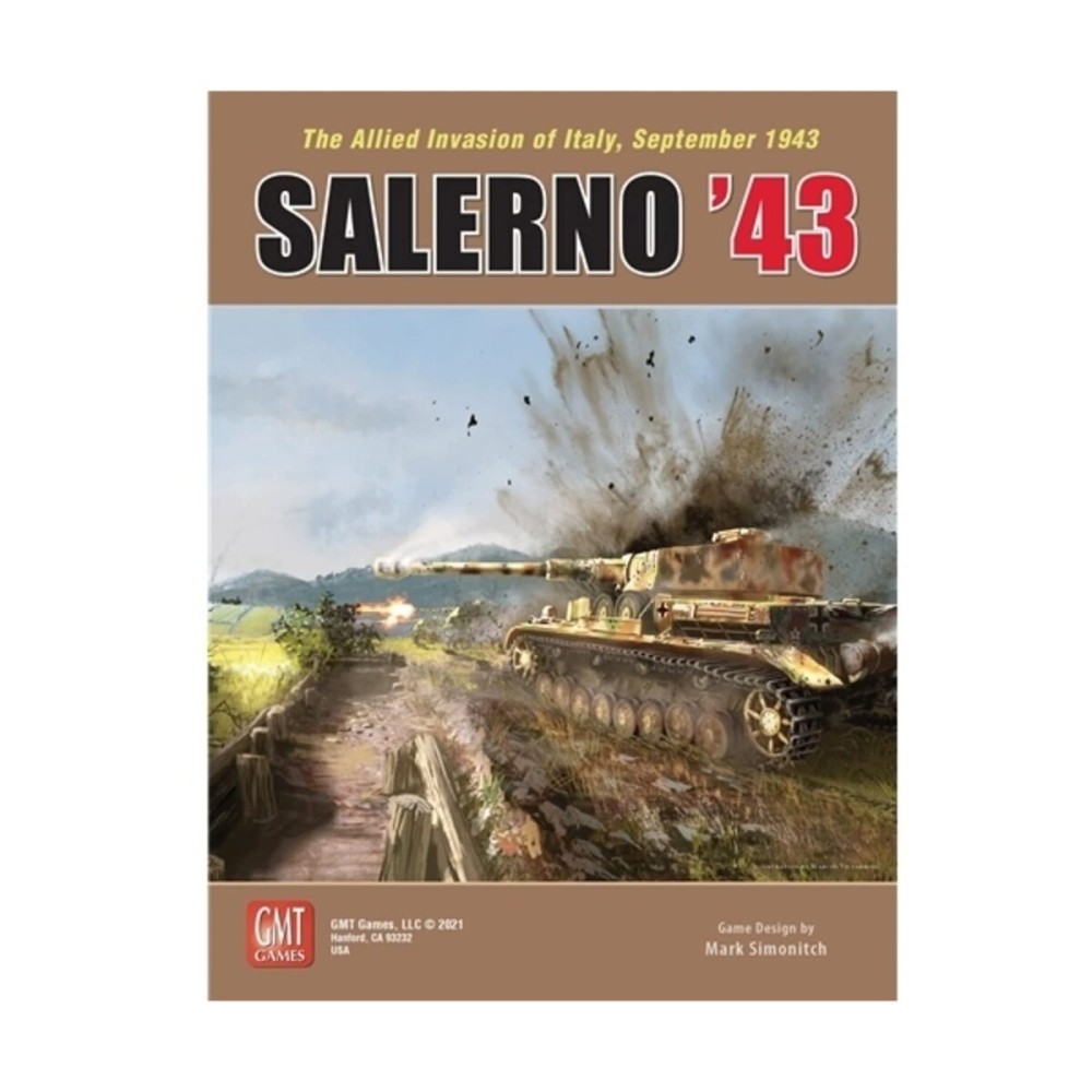 Salerno \'43: The Allied Invasion of Italy - Board Game by GMT Games 2+ Players - 120-360 Minutes of Gameplay - Games for Game Night - Teens and Adults Ages 14+ - English Version Salerno \'43: The Allied Invasion of Italy - Board Game by GMT Games 2+ Players - 120-360 Minutes of Gameplay - Games for Game Night - Teens and Adults Ages 14+ - English Version