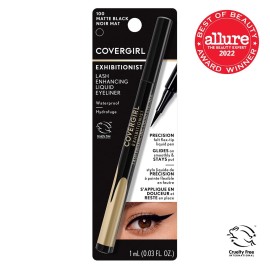 COVERGIRL Exhibitionist Lash Enhancing Liquid Eyeliner, Matte Black COVERGIRL Exhibitionist Lash Enhancing Liquid Eyeliner, Matte Black