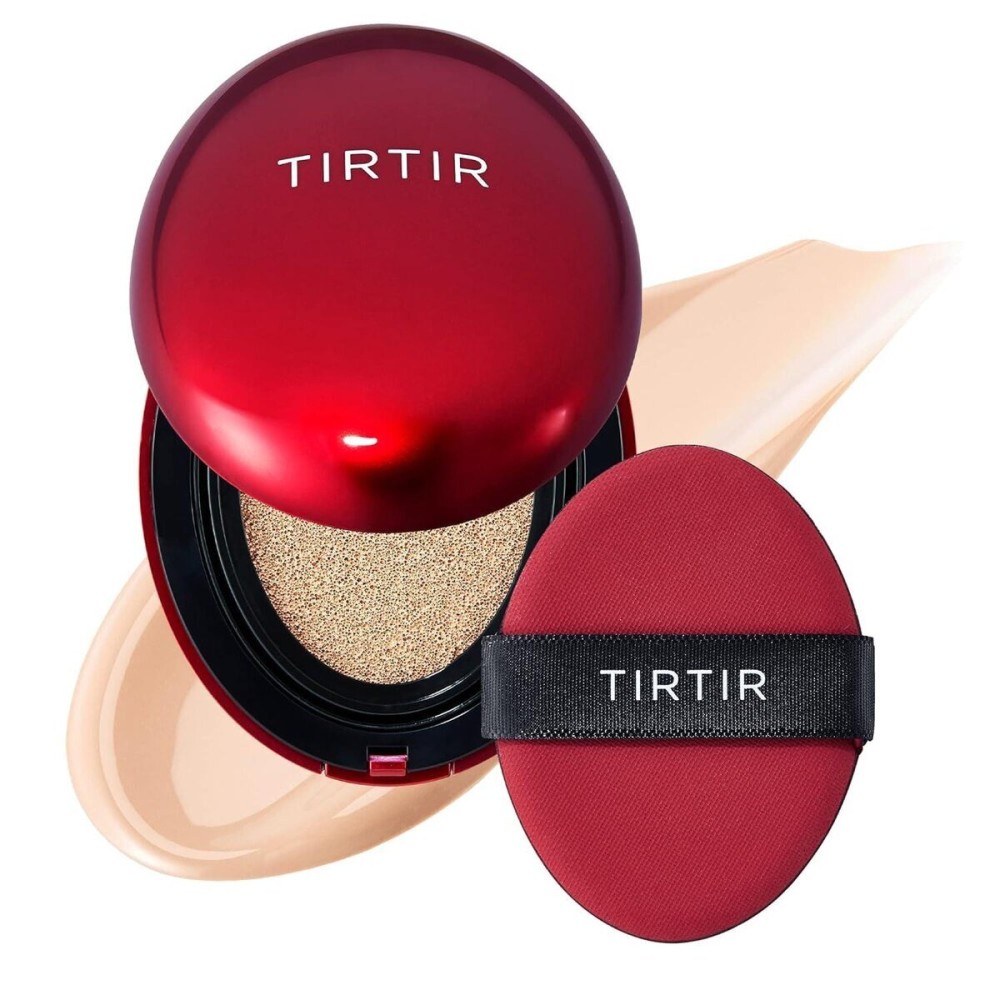 TIRTIR Mask Fit Red Cushion Foundation | Full coverage, Weightless, Skin fit, Satin Glow Finish, Korean Makeup Cushion Foundation (17C Porcelain, 0.63 Fl Oz) TIRTIR Mask Fit Red Cushion Foundation | Full coverage, Weightless, Skin fit, Satin Glow Finish, Korean Makeup Cushion Foundation (17C Porcelain, 0.63 Fl Oz)