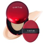 TIRTIR Mask Fit Red Cushion Foundation | Full coverage, Weightless, Skin fit, Satin Glow Finish, Korean Makeup Cushion Foundation (17C Porcelain, 0.63 Fl Oz)