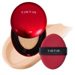 TIRTIR Mask Fit Red Cushion Foundation | Full coverage, Weighless, Skin fit, Satin Glow Finish, Korean cushion foundation (21N Ivory, 0.63 Fl Oz (Pack of 1))