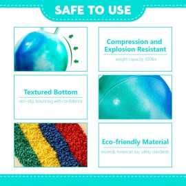 EVERICH TOY Hopper Ball, Clouds Hopping Toys for Kids, 18 Inch Bouncy Ball with Handle, Inflatable Bouncing Hoppity Hop Toys for Boys and Girls Gifts EVERICH TOY Hopper Ball, Clouds Hopping Toys for Kids, 18 Inch Bouncy Ball with Handle, Inflatable Bouncing Hoppity Hop Toys for Boys and Girls Gifts