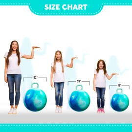 EVERICH TOY Hopper Ball, Clouds Hopping Toys for Kids, 18 Inch Bouncy Ball with Handle, Inflatable Bouncing Hoppity Hop Toys for Boys and Girls Gifts EVERICH TOY Hopper Ball, Clouds Hopping Toys for Kids, 18 Inch Bouncy Ball with Handle, Inflatable Bouncing Hoppity Hop Toys for Boys and Girls Gifts