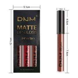 AMY\'S DIARY 3Pcs Dark Red Brown Matte 24-Hour Liquid Lipstick Sets, Permanent Stay On Lipstick Lip Set Smudge Proof Matte Labial Mate For Women 24 Horas Originales(Set02) AMY\'S DIARY 3Pcs Dark Red Brown Matte 24-Hour Liquid Lipstick Sets, Permanent Stay On Lipstick Lip Set Smudge Proof Matte Labial Mate For Women 24 Horas Originales(Set02)