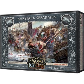 CMON A Song of Ice and Fire Tabletop Miniatures Karstark Spearmen | Strategy Game for Teens and Adults | Ages 14+ | 2+ Players | Average Playtime 45-60 Minutes | Made, (SIF114)