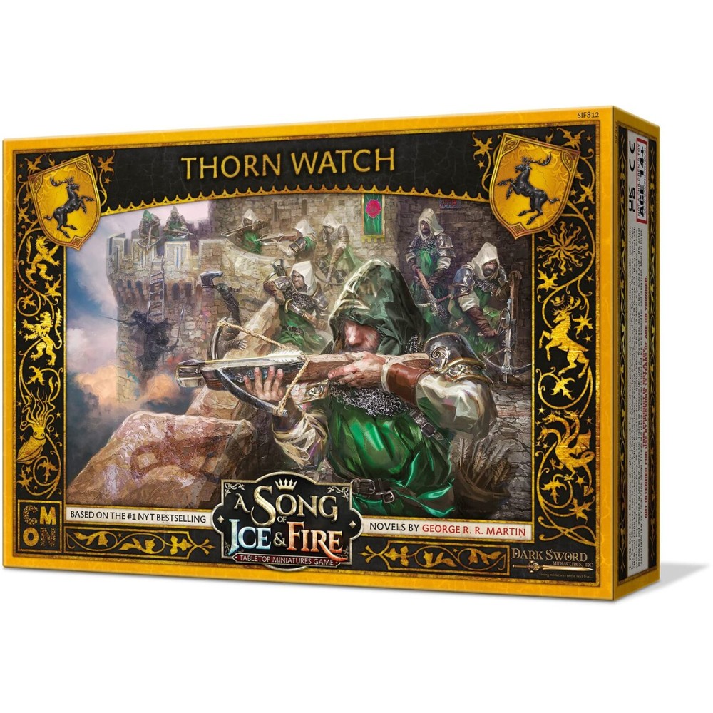 CMON A Song of Ice and Fire Tabletop Miniatures Thorn Watch Unit Box - Elite Guardians of The North, Strategy Game for Teens and Adults, Ages 14+, 2+ Players, 45-60 Minute Playtime, Made