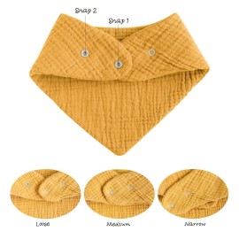 Konssy 8-Pack Muslin Baby Bibs, Absorbent Bandana Drool, 100% Cotton Unisex Baby Bibs for Teething and Drooling Konssy 8-Pack Muslin Baby Bibs, Absorbent Bandana Drool, 100% Cotton Unisex Baby Bibs for Teething and Drooling