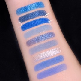 AMY\'S DIARY Blue Eyeshadow Palette Eye shadow Makeup,Navy Blue Eyeshadow Shiny Sparkle Shimmer Glitter Eyeshadow Waterproof Pallete,royal blue Glitter Blue Eye Make Up AMY\'S DIARY Blue Eyeshadow Palette Eye shadow Makeup,Navy Blue Eyeshadow Shiny Sparkle Shimmer Glitter Eyeshadow Waterproof Pallete,royal blue Glitter Blue Eye Make Up