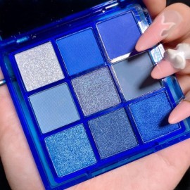 AMY\'S DIARY Blue Eyeshadow Palette Eye shadow Makeup,Navy Blue Eyeshadow Shiny Sparkle Shimmer Glitter Eyeshadow Waterproof Pallete,royal blue Glitter Blue Eye Make Up AMY\'S DIARY Blue Eyeshadow Palette Eye shadow Makeup,Navy Blue Eyeshadow Shiny Sparkle Shimmer Glitter Eyeshadow Waterproof Pallete,royal blue Glitter Blue Eye Make Up