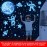1017Pcs Glow in The Dark Stars for Ceiling Glow in The Dark Moon and Planet Wall Decal Luminous Astronaut Universe Galaxy Space Wall Stickers for Kids Boys Bedroom Christmas Gift Blue