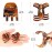 6 Pieces Hair Jaw Claws, Morhom 1.3 Inch Thick or Medium Hair Clips for Women and Girls