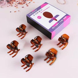 6 Pieces Hair Jaw Claws, Morhom 1.3 Inch Thick or Medium Hair Clips for Women and Girls