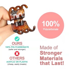 6 Pieces Hair Jaw Claws, Morhom 1.3 Inch Thick or Medium Hair Clips for Women and Girls