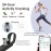 threesheep Fitness Tracker for Men and Women,Fitness Watch Waterproof with Activity Tracker and Sleep Monitor,Smart Watch for Android and iOS Phones(Black)