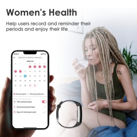 threesheep Fitness Tracker for Men and Women,Fitness Watch Waterproof with Activity Tracker and Sleep Monitor,Smart Watch for Android and iOS Phones(Black) threesheep Fitness Tracker for Men and Women,Fitness Watch Waterproof with Activity Tracker and Sleep Monitor,Smart Watch for Android and iOS Phones(Black)