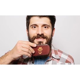 Beard Brush, 100% Boar Bristle Natural Black Walnut Wood Beard Comb Hair Mustache Shaving Brush Facial Hair Brush Beard Brush, 100% Boar Bristle Natural Black Walnut Wood Beard Comb Hair Mustache Shaving Brush Facial Hair Brush