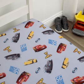 Disney Cars Fitted Crib Sheet 100% Soft Breathable Microfiber, Baby Sheet, Fits Standard Size Crib Mattress 28in x 52in, Gray Disney Cars Fitted Crib Sheet 100% Soft Breathable Microfiber, Baby Sheet, Fits Standard Size Crib Mattress 28in x 52in, Gray