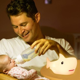 ZKLiLi Shark Night Light for Kids, Shark Lights for Boys & Girls - Christmas Gifts, Kids & Teens Room Decor, Silicone Animal Night Lamp Gift ZKLiLi Shark Night Light for Kids, Shark Lights for Boys & Girls - Christmas Gifts, Kids & Teens Room Decor, Silicone Animal Night Lamp Gift