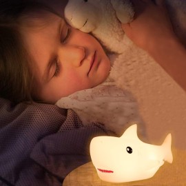 ZKLiLi Shark Night Light for Kids, Shark Lights for Boys & Girls - Christmas Gifts, Kids & Teens Room Decor, Silicone Animal Night Lamp Gift ZKLiLi Shark Night Light for Kids, Shark Lights for Boys & Girls - Christmas Gifts, Kids & Teens Room Decor, Silicone Animal Night Lamp Gift