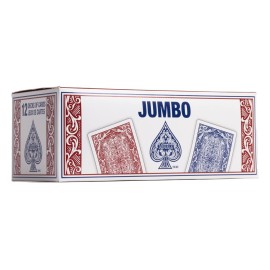 Maverick Jumbo 12 Pack Playing Cards , Blue Maverick Jumbo 12 Pack Playing Cards , Blue