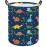 ACMUUNI 19.7 Inch Dinosaur Round Kids Laundry Clothes Hamper Dino Laundry Basket with Handles,Baby Toys Storage Organizer Bins Laundry Gift Basket for Boys and Girls Room, Bedroom Decor