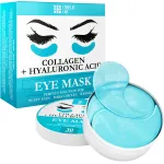 Under Eye Patches for Puffy Eyes, Dark Circles, Dull Skin - Natural Moisturizing Support - Help with Wrinkles and Fine Lines - Under Eye Mask with Hyaluronic Acid, Collagen, Caffeine - 30 Pairs