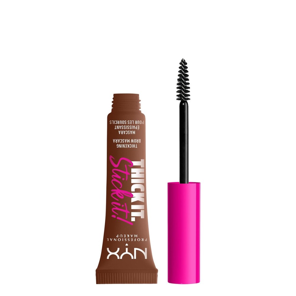 NYX PROFESSIONAL MAKEUP Thick It Stick It Thickening Brow Mascara, Eyebrow Gel - Rich Auburn NYX PROFESSIONAL MAKEUP Thick It Stick It Thickening Brow Mascara, Eyebrow Gel - Rich Auburn