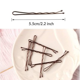 Bobby Pins Brown, 330 Count 2.2 Inch Hair Pins With Cute Box, Premium Bobby Pin For Kids, Girls And Women, Great For All Hair Types Bobby Pins Brown, 330 Count 2.2 Inch Hair Pins With Cute Box, Premium Bobby Pin For Kids, Girls And Women, Great For All Hair Types