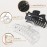 LILIEBE 5.5 Large Hair Claw Clips, Big Hair Clips Enough to Hold Your Hair, Hair Clips for Women Thick Hair (Shiny-4pcs)