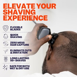 FlexSeries Blade Refills - Freebird - Sharp and Fresh Flexible Stainless Steel Rotarty Replacement Blades for The FlexSeries Electric Head Hair Shaver FlexSeries Blade Refills - Freebird - Sharp and Fresh Flexible Stainless Steel Rotarty Replacement Blades for The FlexSeries Electric Head Hair Shaver