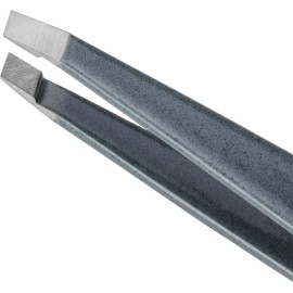 Tweezerman Stainless Steel Slant Tweezer - Eyebrow Tweezers for Women and Men (Blue Stone) Tweezerman Stainless Steel Slant Tweezer - Eyebrow Tweezers for Women and Men (Blue Stone)