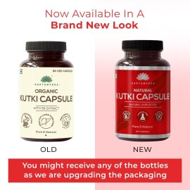 SAPTAMVEDA Premium Kutki Capsules (60 Capsules) Pack 1 SAPTAMVEDA Premium Kutki Capsules (60 Capsules) Pack 1