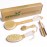 AIFEIVICO Natural Boar Bristle Dry Brush - Exfoliating Body, Face & Foot Brush, Long Handle Back Scrubber, Meridian Pressure for Lymphatic Drainage & Cellulite
