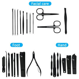 Manicure Set Professional Nail Clipper Kit-26 Pieces Stainless Steel Manicure Kit,nail Care Tools with Luxurious Travel Case Manicure Set Professional Nail Clipper Kit-26 Pieces Stainless Steel Manicure Kit,nail Care Tools with Luxurious Travel Case