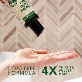 Thicker Fuller Hair Thickening Serum - Thinning Hair Treatment - Hair Volumizer Serum with Natural Ingredients - Fights Breakage - 5 oz Thicker Fuller Hair Thickening Serum - Thinning Hair Treatment - Hair Volumizer Serum with Natural Ingredients - Fights Breakage - 5 oz