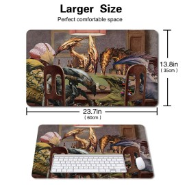Board Game TCG Playmat Table Mats Games Size 60X35 cm Mousepad Compatible for MTG RPG CCG Trading Card Game Play mats (SLIVERS-Playing-Poker)