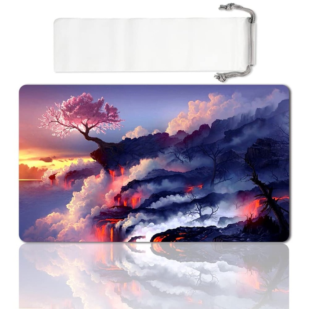 Board Game TCG Playmat Table Mats Games Size 60X35 cm Mousepad Compatible for MTG RPG CCG Trading Card Game Play mats (Pink Tree) Board Game TCG Playmat Table Mats Games Size 60X35 cm Mousepad Compatible for MTG RPG CCG Trading Card Game Play mats (Pink Tree)