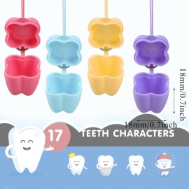 Ioffersuper 50-Piece Tooth Saver Necklaces, Tooth Necklace Little Box for Lost Teeth, Milk Teeth Storage Cases for Children Tooth Fairy Bag School Classroom Party Supply Ioffersuper 50-Piece Tooth Saver Necklaces, Tooth Necklace Little Box for Lost Teeth, Milk Teeth Storage Cases for Children Tooth Fairy Bag School Classroom Party Supply
