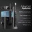 AquaSonic Home Dental Center PRO - Brushing & Flossing Made Easy - Brush & Floss - Power Toothbrush & Water Flosser - Whiter Teeth & Healthier Gums - Black Series Pro+Oral Irrigator