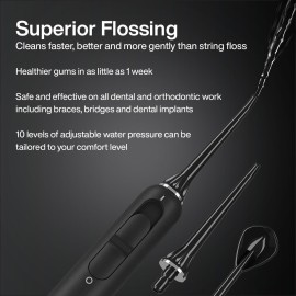 AquaSonic Home Dental Center PRO - Brushing & Flossing Made Easy - Brush & Floss - Power Toothbrush & Water Flosser - Whiter Teeth & Healthier Gums - Black Series Pro+Oral Irrigator AquaSonic Home Dental Center PRO - Brushing & Flossing Made Easy - Brush & Floss - Power Toothbrush & Water Flosser - Whiter Teeth & Healthier Gums - Black Series Pro+Oral Irrigator