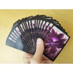 60 PCS/Set Black Lotus Colorful Backs TCG Card Sleeves , Board Game Card Sets Protective for MTG TCG CCG RPG (Black)
