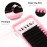VEYES INC Easy Fan Volume Lash Extensions 03 05 07 J/B/L/C/CC/D/DD Curl 8-25mm Mixed & Single Length Tray, Matte Black Self Fanning Eyelashes, Professional Supplies for Lash Techs (0.03 D 13mm)
